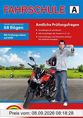 Führerschein Fragebogen Klasse A, A1, A2 - Motorrad Theorieprüfung original amtlicher Fragenkatalog auf 68 Bögen