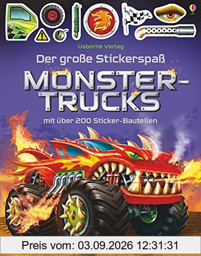 Der große Stickerspaß: Monstertrucks