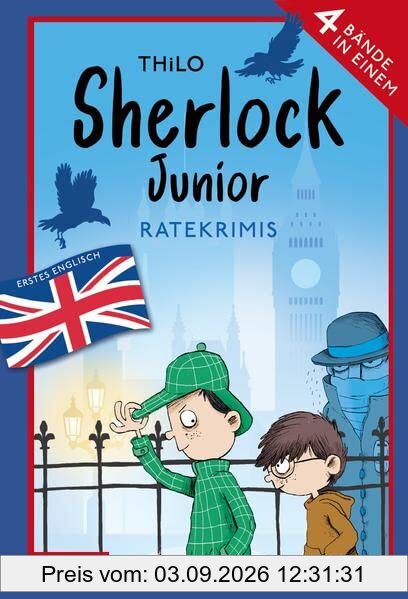 Sherlock Junior, Erstes Englisch: Ratekrimis: 4 Bände in einem