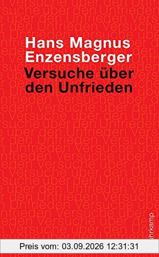 Versuche über den Unfrieden (suhrkamp taschenbuch)