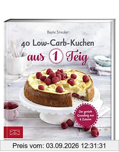 40 Low-Carb-Kuchen aus 1 Teig: Der geniale Grundteig aus 6 Zutaten