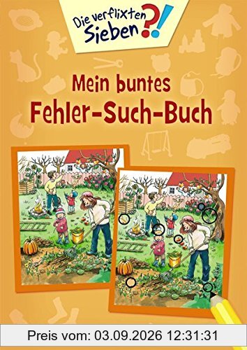 Die verflixten Sieben - Mein buntes Fehler-Such-Buch