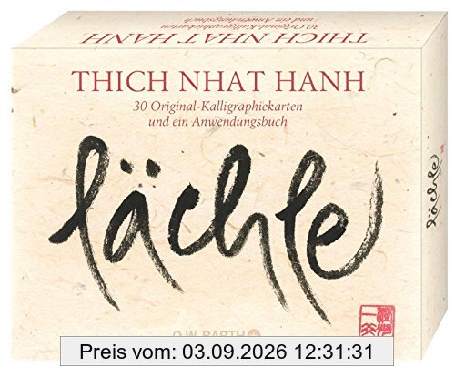 Lächle: 30 Original-Kalligraphiekarten und ein Anwendungsbuch