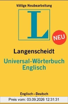Langenscheidts Universal-Wörterbuch, Englisch