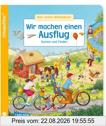 Unkaputtbar: Mein erstes Wimmelbuch: Wir machen einen Ausflug: Suchen und Finden | Ein Wimmelbuch für Kinder ab 2 Jahren