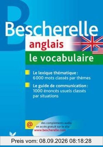 Anglais, le vocabulaire