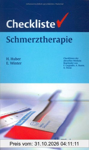 Checkliste Schmerztherapie