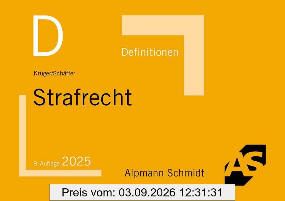 Definitionen Strafrecht