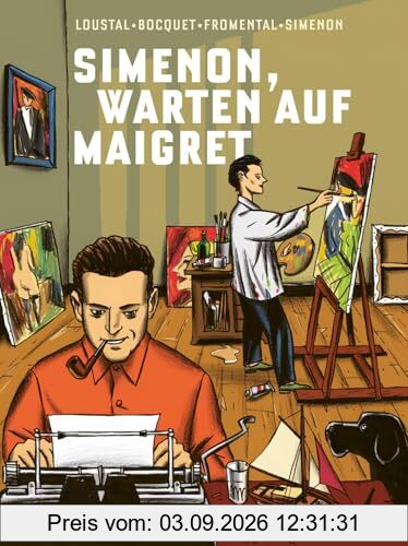 Simenon, Warten auf Maigret: Eindrucksvolle Graphic Novel über den angehenden Schriftsteller Georges Simenon