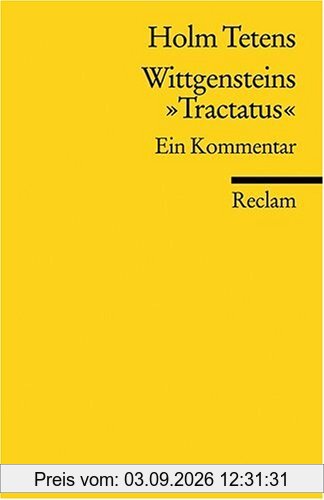 Wittgensteins Tractatus: Ein Kommentar