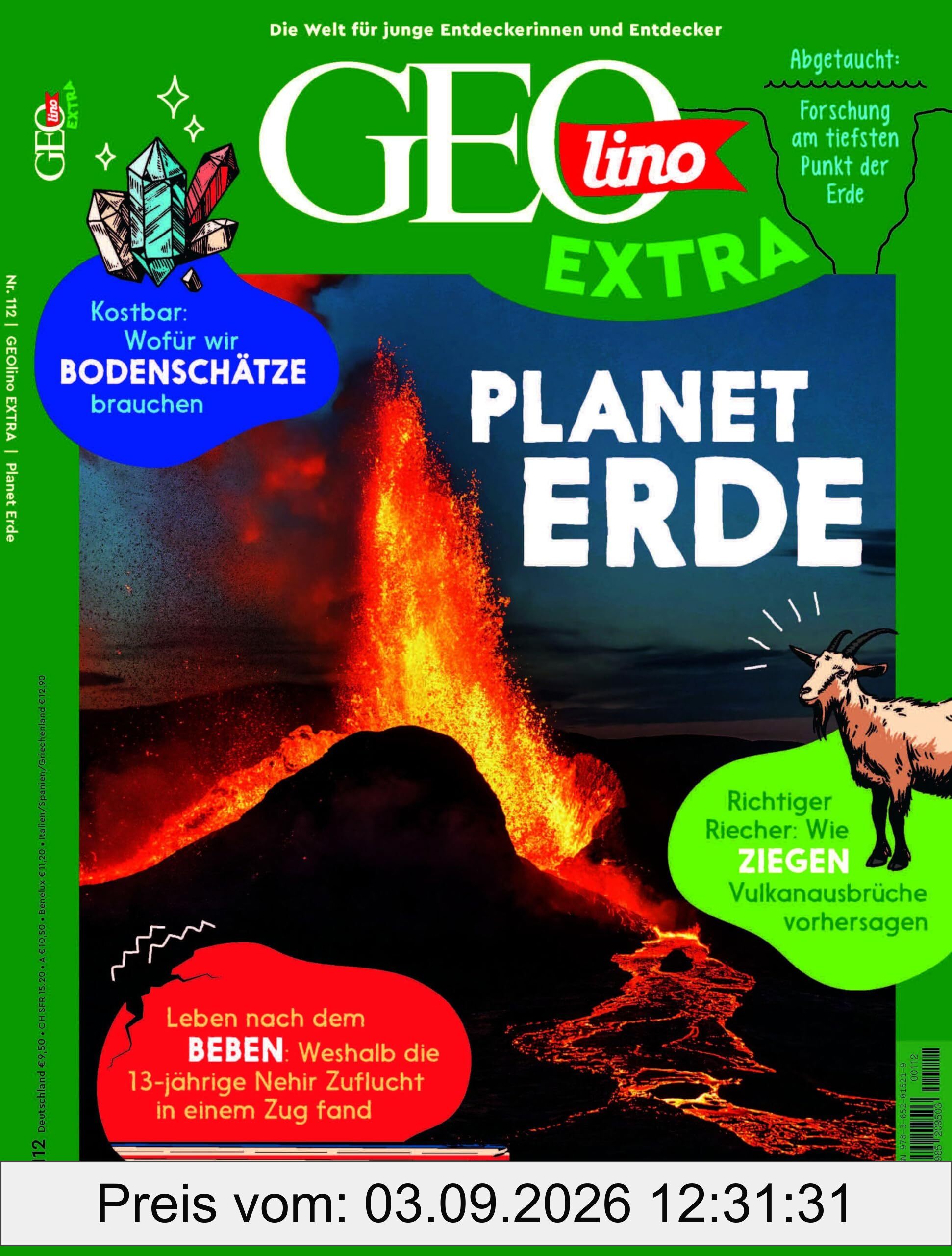 GEOlino Extra / GEOlino extra 112/2025 - Planet Erde: Monothematisches Themenheft für kleine Abenteurer