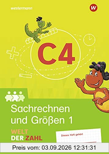 Welt der Zahl / Welt der Zahl Inklusiv - Ausgabe 2021: Inklusionsmaterialien - Ausgabe 2021 / Inklusionsheft C4: Sachrechnen und Größen 1 (Welt der Zahl: Inklusionsmaterialien - Ausgabe 2021)