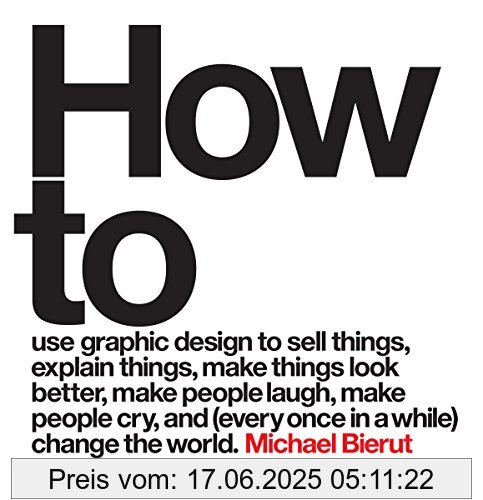 Binding : Gebundene Ausgabe, Edition : 01, Label : Thames & Hudson Ltd, Publisher : Thames & Hudson Ltd, medium : Gebundene Ausgabe, numberOfPages : 320, publicationDate : 2015-09-28, authors : Michael Bierut, languages : english, ISBN : 0500518262