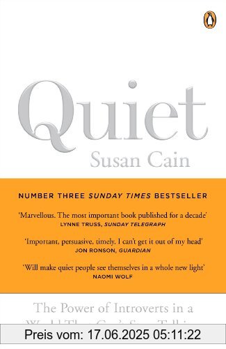 Binding : Taschenbuch, Label : Penguin, Publisher : Penguin, NumberOfItems : 1, medium : Taschenbuch, numberOfPages : 352, publicationDate : 2013-01-03, authors : Susan Cain, languages : english, ISBN : 0141029196