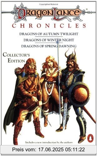 Binding : Taschenbuch, Edition : New Ed, Label : Penguin, Publisher : Penguin, NumberOfItems : 1, medium : Taschenbuch, numberOfPages : 1056, publicationDate : 1988-10-17, authors : Margaret Weis, Tracy Hickman, languages : english, ISBN : 0140115404