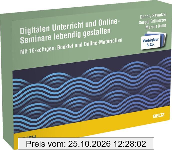 Digitalen Unterricht und Online-Seminare lebendig gestalten: Mit 20-seitigem Booklet und Online-Materialien