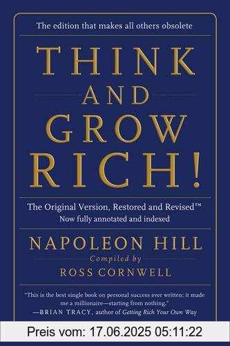 Binding : Taschenbuch, Edition : Revised., Label : Mindpower Pr, Publisher : Mindpower Pr, PackageQuantity : 1, medium : Taschenbuch, numberOfPages : 416, publicationDate : 2015-09-14, authors : Napoleon Hill, publishers : Ross Cornwell, languages : english, ISBN : 0990797600