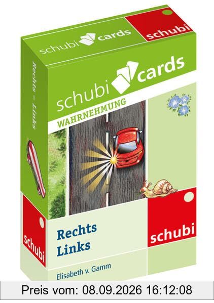 Schubicards: Rechts - Links (Schubicards Wahrnehmung)