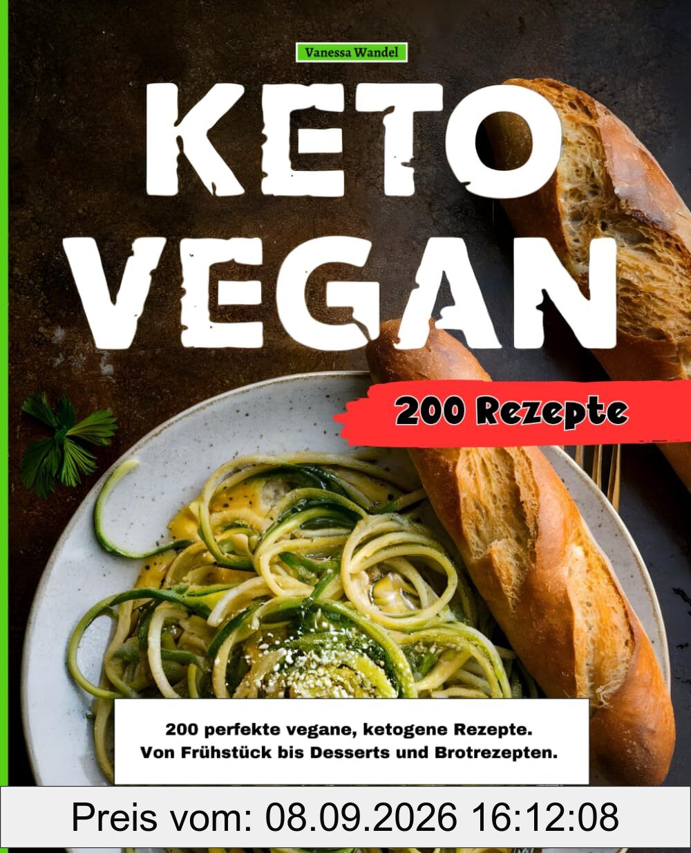 Keto Vegan: 200 perfekte vegane, ketogene Rezepte. Von Frühstück bis Desserts und Brotrezepten.