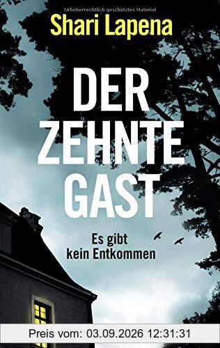 Der zehnte Gast: Es gibt kein Entkommen. Kriminalroman