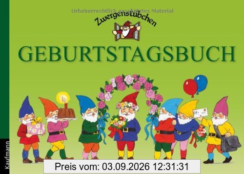 Zwergenstübchen Geburtstagsbuch