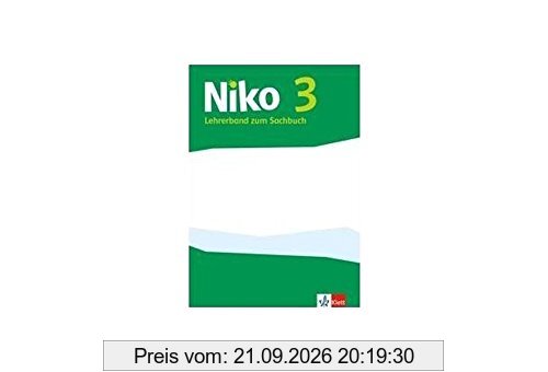 Niko 3: Lehrerband mit Kopiervorlagen und CD-ROM Klasse 3 (Niko Sachbuch. Ausgabe ab 2017)