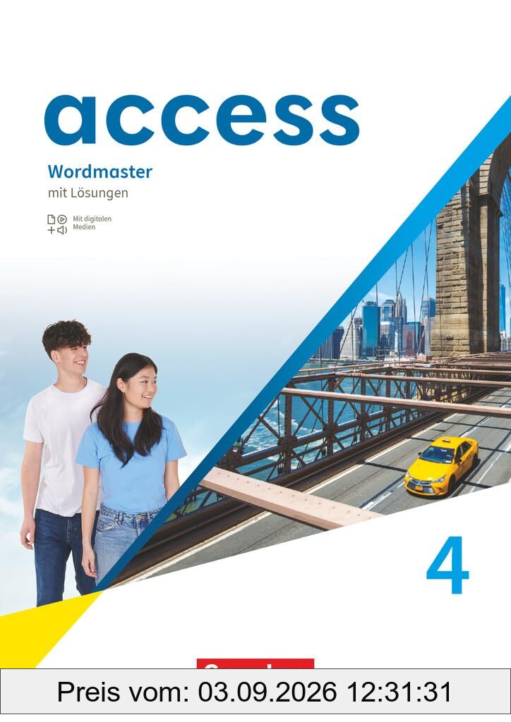 Access - Allgemeine Ausgabe 2022 - Band 4: 8. Schuljahr: Wordmaster - Mit Lösungen