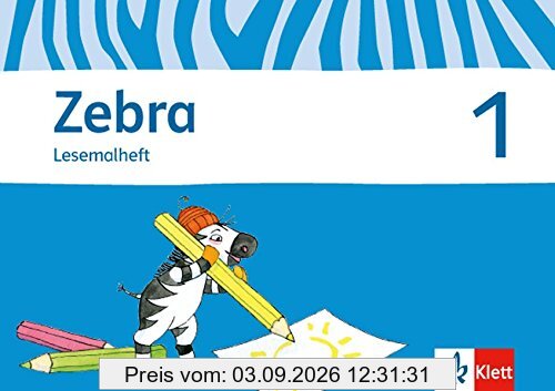 Zebra Plus: Lesemalheft 1. Schuljahr