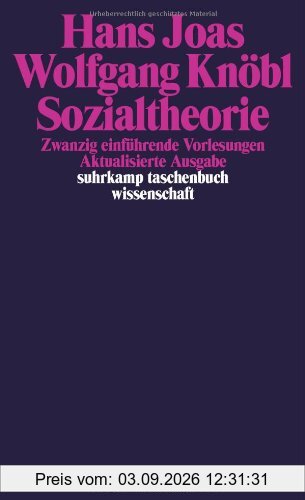 Sozialtheorie: Zwanzig einführende Vorlesungen (suhrkamp taschenbuch wissenschaft)