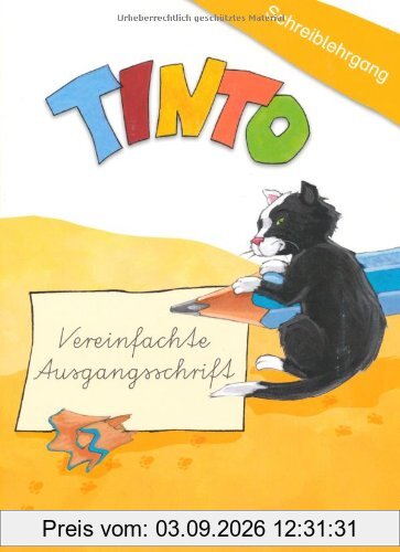 TINTO 1 und 2 - Zu allen Neubearbeitungen: 1./2. Schuljahr - Schreiblehrgang in Vereinfachter Ausgangsschrift