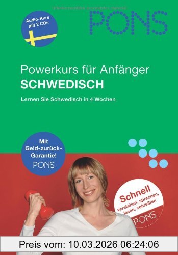 Margareta Paulsson Pons Power-Sprachkurs Für Anfänger. Schwedisch. Buch Und 2 CDs, Alle Wichtige Schnell Lernen