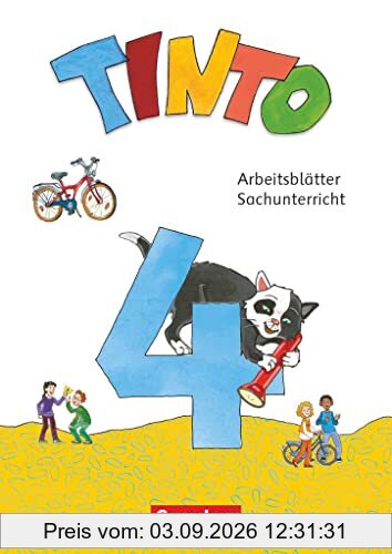 Tinto Sachunterricht - Neubearbeitung 2018 - 4. Schuljahr: Arbeitsblätter - 56 verschiedene farbige Seiten (lose Blätter)