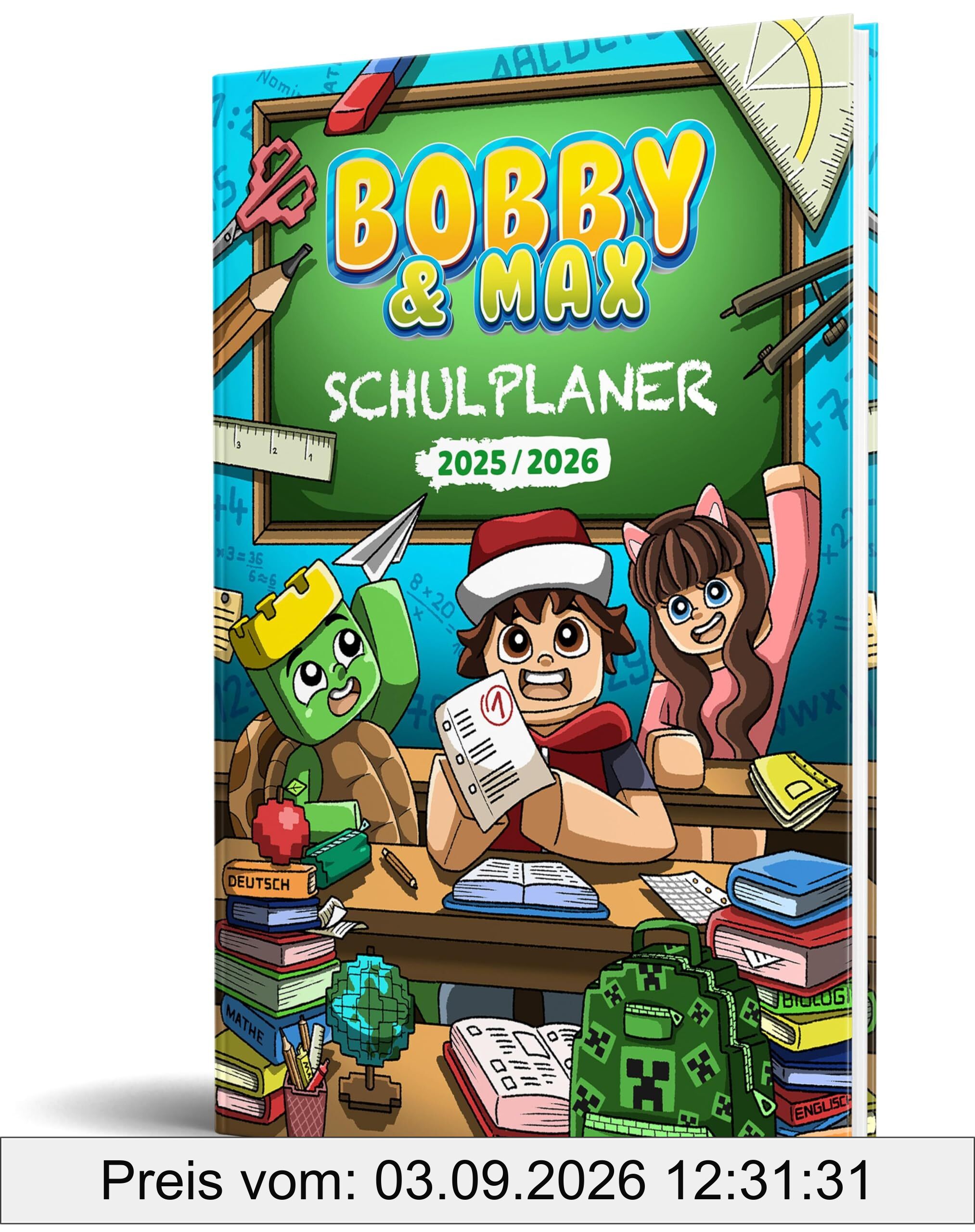 Bobby & Max - Schulplaner 2025/2026: von Bobby & Max