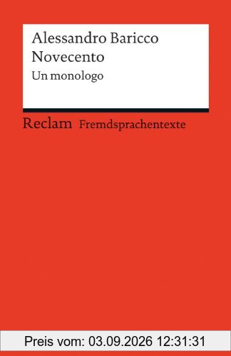 Novecento: Un monologo (Fremdsprachentexte)