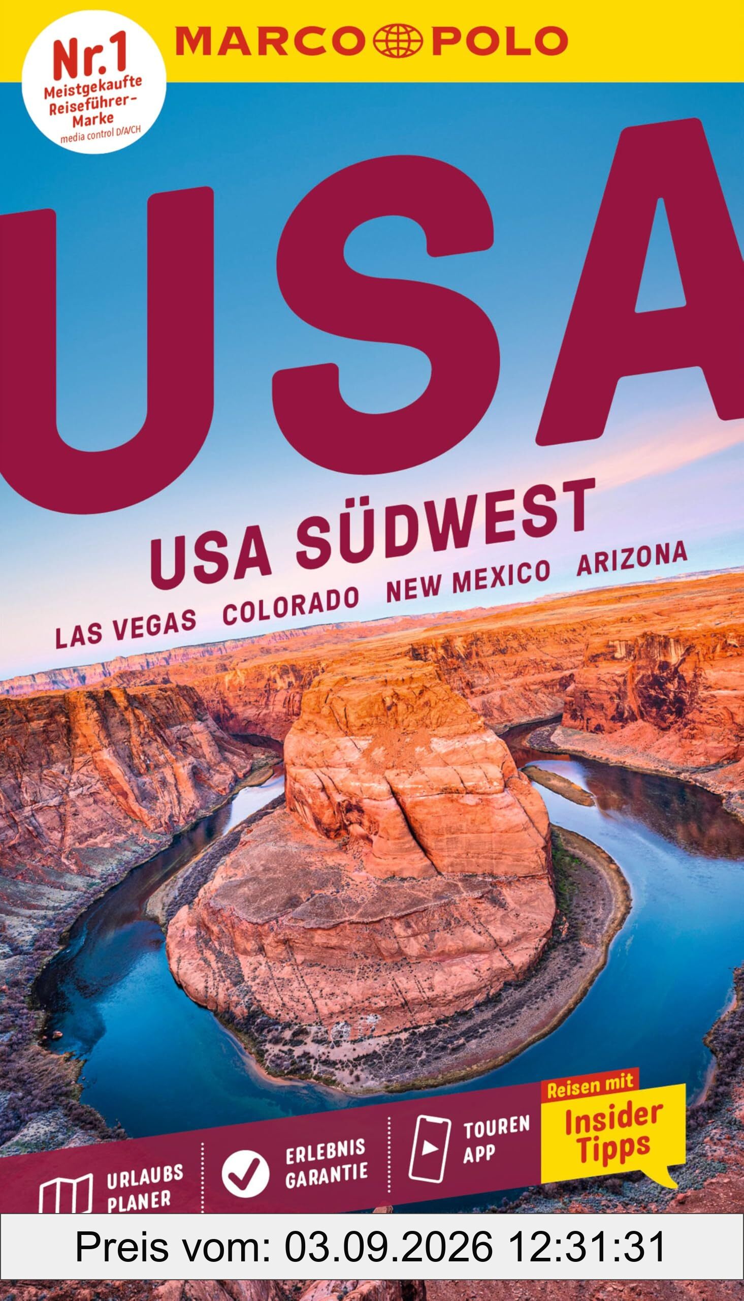 MARCO POLO Reiseführer USA Südwest, Las Vegas, Colorado, New Mexico, Arizona, Utah: Reisen mit Insider-Tipps. Inklusive kostenloser Touren-App
