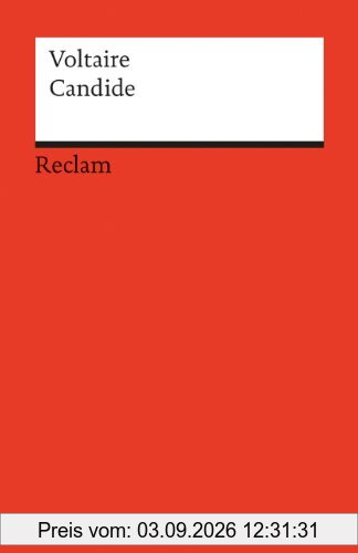 Candide ou l'Optimisme: (Fremdsprachentexte)