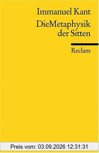 Die Metaphysik der Sitten