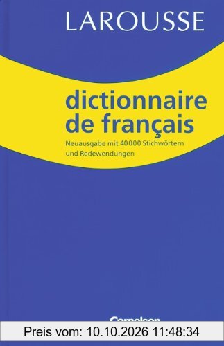 Larousse - Dictionnaire de français: 35.000 mots pour apprendre a maitriser la langue francaise
