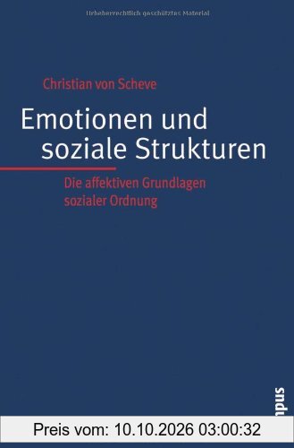 Emotionen und soziale Strukturen: Die affektiven Grundlagen sozialer Ordnung
