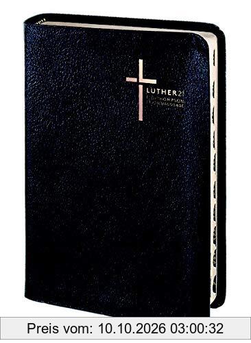 Luther21 - F.C. Thompson Studienausgabe: Luther21 - F.C. Thompson Studienausgabe - Großausgabe - Lederfaserstoff schwarz - Goldschnitt - …