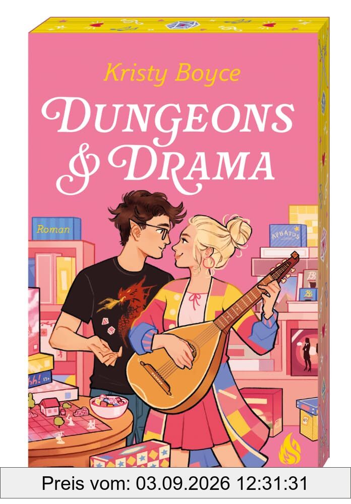 Dungeons & Drama: SPIEGEL-Bestseller | Nerdy YA-Romance mit wunderschönem Farbschnitt |
