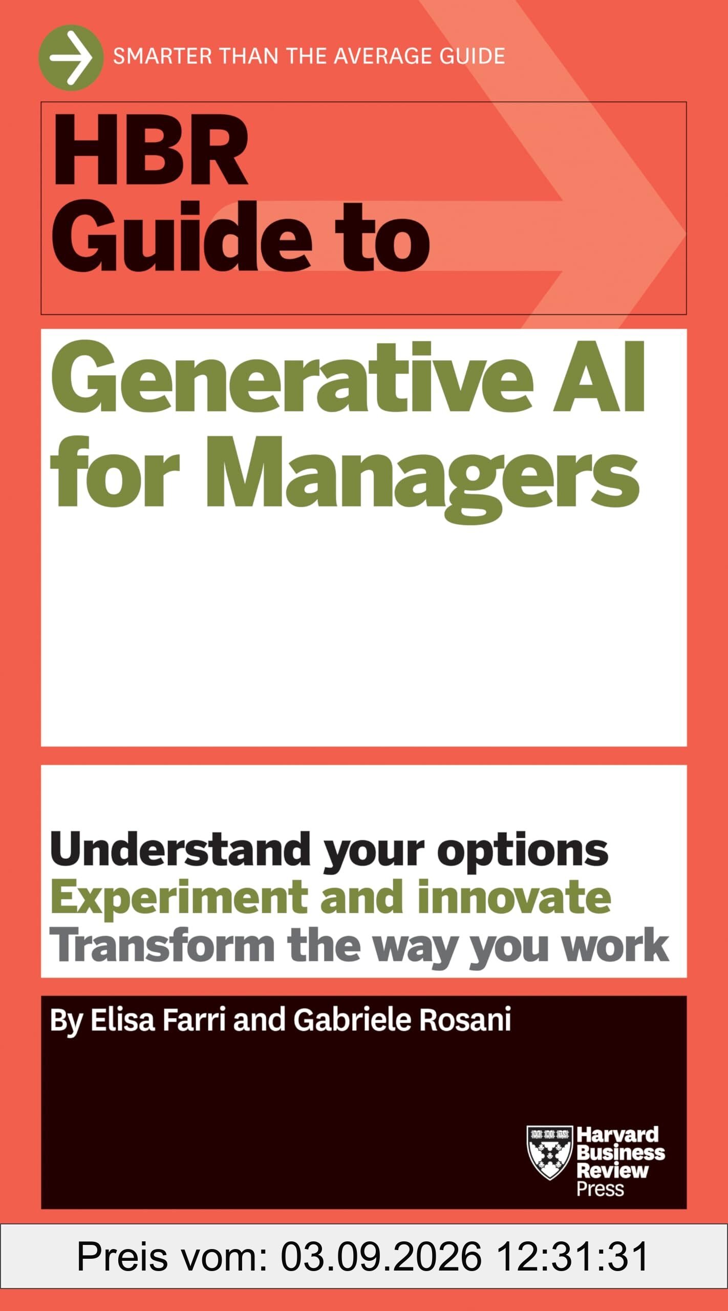 HBR Guide to Generative AI for Managers