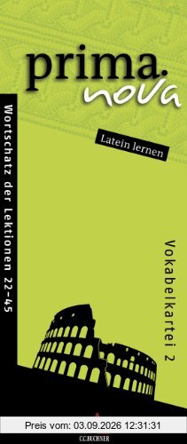 prima.nova Latein lernen Vokabelkartei 2: Zu den Lektionen 22-45