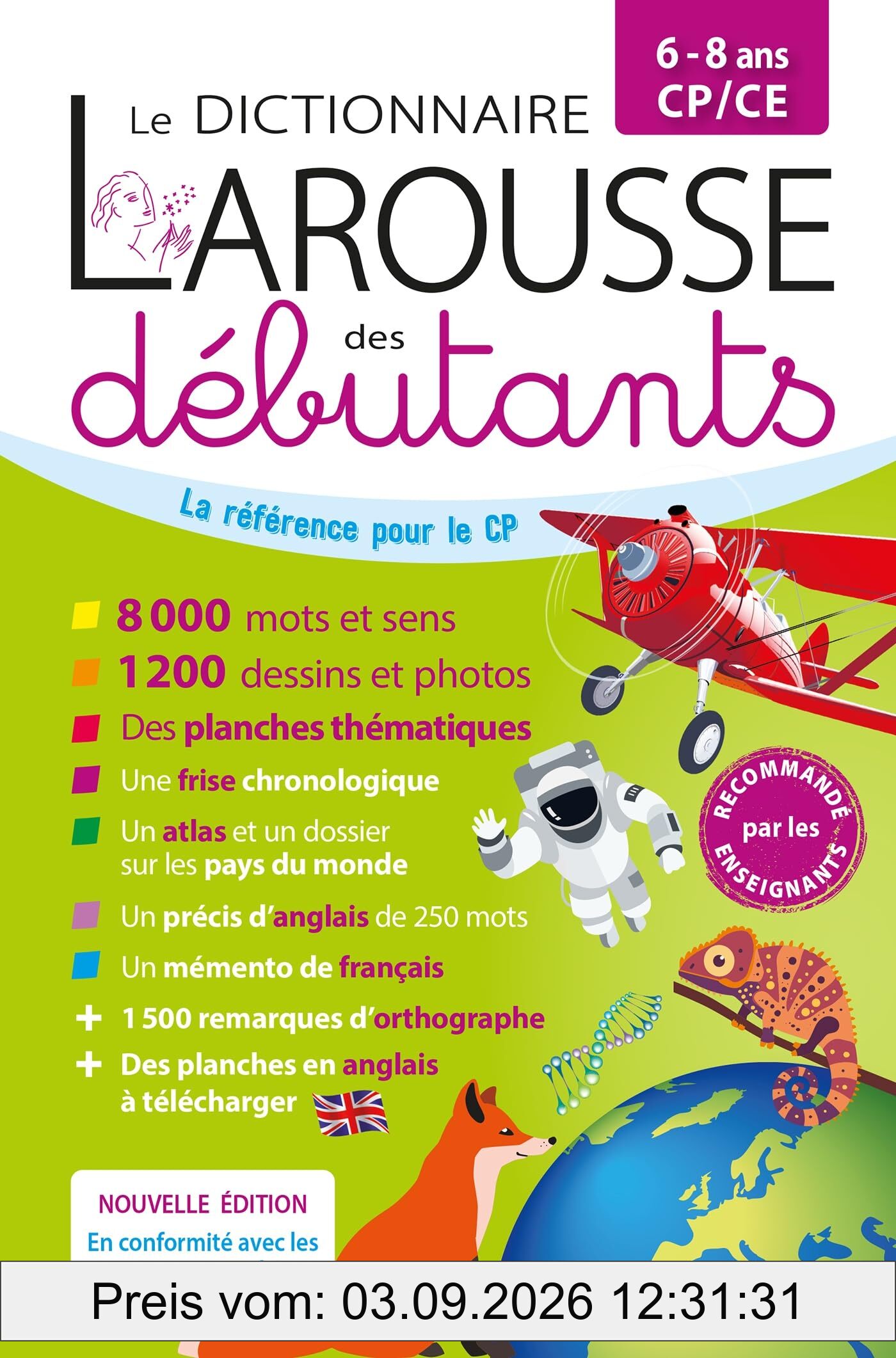 Le dictionnaire Larousse des débutants, 6-8 ans, CP-CE