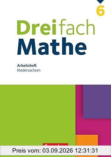 Dreifach Mathe - Ausgabe N - 6. Schuljahr: Arbeitsheft mit Lösungen