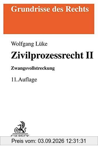 Zivilprozessrecht II: Zwangsvollstreckungsrecht (Grundrisse des Rechts)
