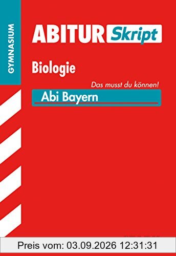 Abiturskript Bayern Biologie