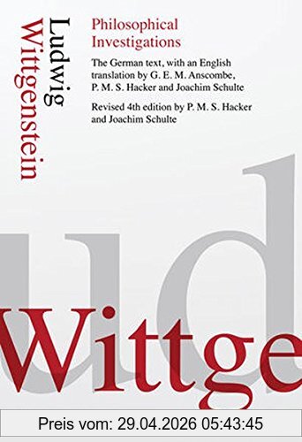 Ludwig Wittgenstein Philosophical Investigations
