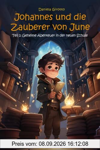 Johannes und die Zauberer von June: Geheime Abenteuer in der neuen Schule: Eine Fantasy Geschichte mit viel Magie - Kinderbuch ab 8 Jahren, Teil 1