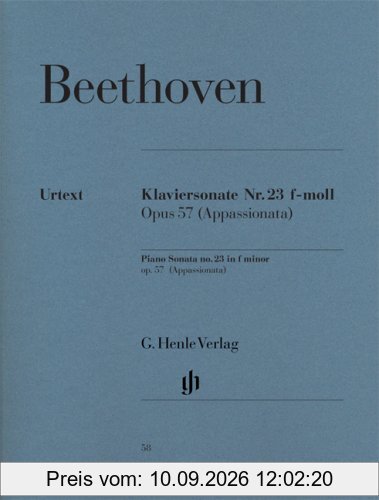 Sonate Nr. 23 f-moll op. 57 (Appassionata). Klavier
